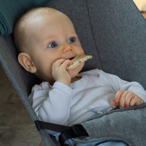 Petite&Mars Szilikon rágóka, Take&Match, Desert Sand, 0 hó+