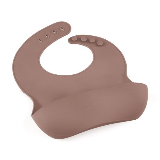 Petite&Mars Szilikon előke Take&Match Velvet Latte 6m+