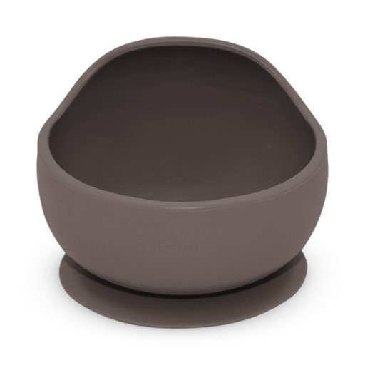 Petite&Mars Szilikon tál tapadókoronggal Take&Match Bitter Cocoa 6m+