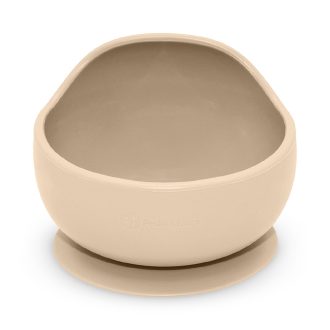   Petite&Mars Szilikon tál tapadókoronggal, Take&Match, Desert Sand, 6 hó+