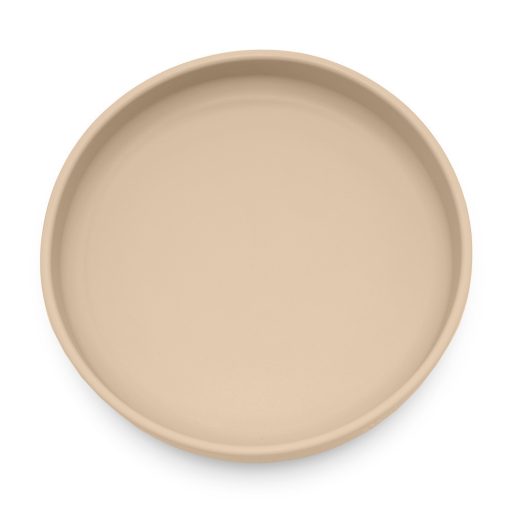 Petite&Mars Szilikon tányér tapadókoronggal, Take&Match, Desert Sand, 6 hó+