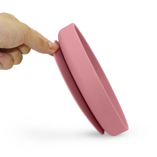 Petite&Mars Szilikon tányér tapadókoronggal, Take&Match, Dusty Rose, 6 hó+