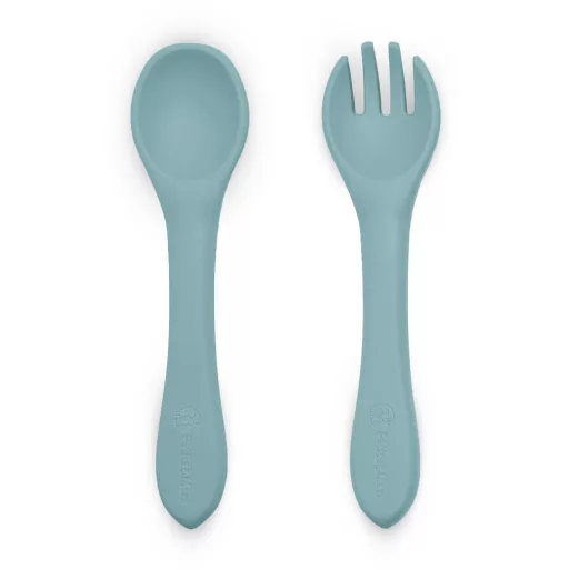 Petite&Mars Szilikon evőeszközök Take&Match Frosted Sky 6m+