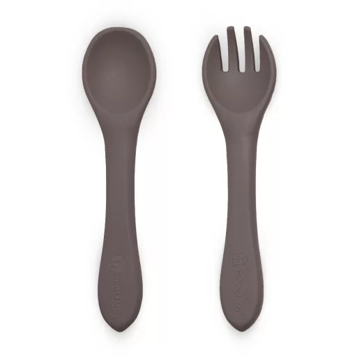 Petite&Mars Szilikon evőeszközök Take&Match Bitter Cocoa 6m+