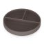 Petite&Mars Szilikon osztott tányér, kerek Take&Match Bitter Cocoa 6m+