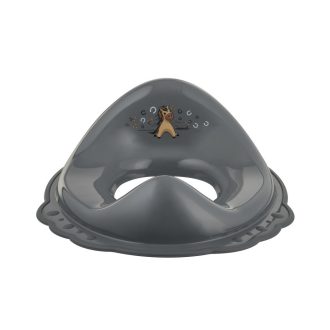   Maltex WC szűkítő fogantyúval, lovacska, Minimal, steel grey