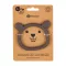 PETITE&MARS Szilikon rágóka Teddy 0m+ - Bitter Cocoa