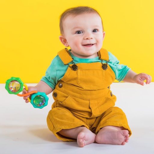 Bright Starts Csörgő, Rattle & Shake Barbell, 3 hó+