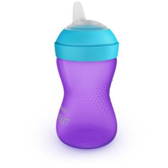   Avent SCF802/02 Puha harapásálló csőrös pohár, 300 ml, lila