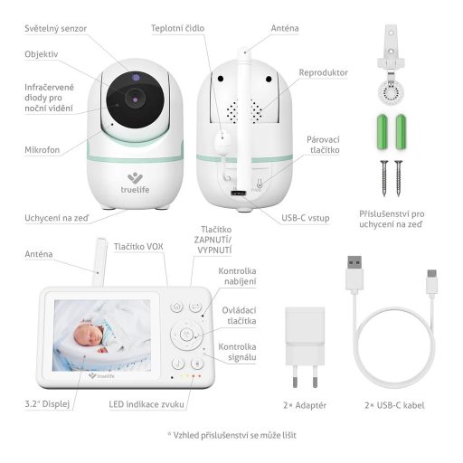 TRUELIFE Videopestúnka digitálna NannyCam R4i