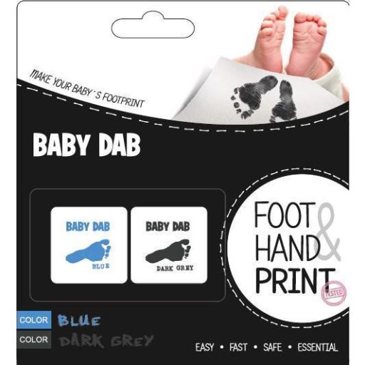 Baby Dab Lenyomatkészítő, kék+szürke