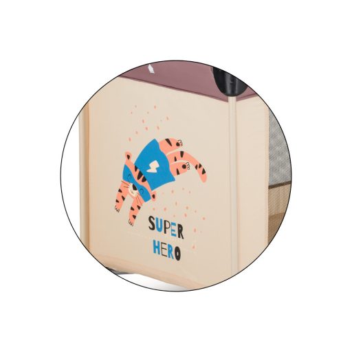 Petite&Mars Utazóágy Koot - Tiger Super Hero