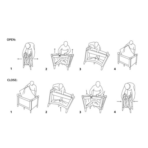 Petite&Mars Utazóágy Nyja Urban Jungle Sand