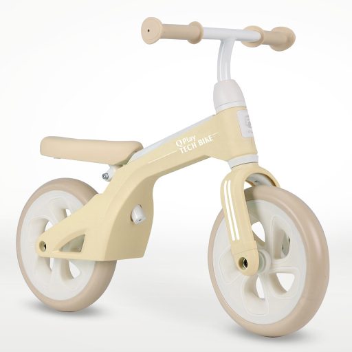 QPLAY futóbicikli Tech Cream, kor 2-4 év, 30 kg-ig