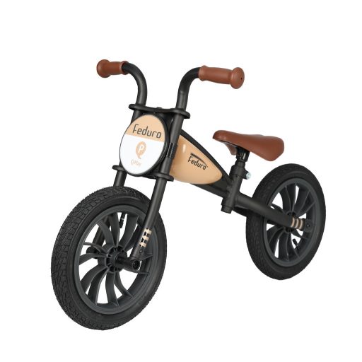 QPLAY futóbicikli Feduro Beige, kor 3-6 év