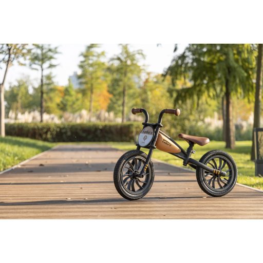 QPLAY futóbicikli Feduro Beige, kor 3-6 év