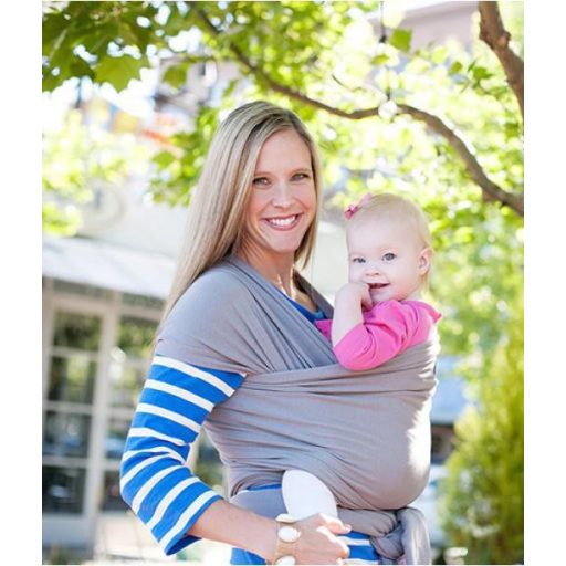 Boba Babahordozó/kendő, Wrap, Grey