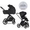 EASYWALKER Kombinált babakocsi Zoey Pure Black
