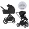 EASYWALKER Kombinált babakocsi Zoey Go - Pure Black