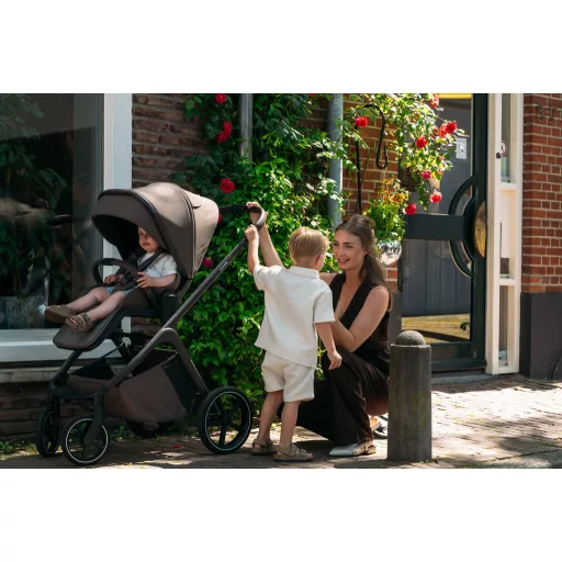 EASYWALKER Kombinált babakocsi Zoey Go - Pure Black