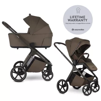 EASYWALKER Kombinált babakocsi Zoey Go - Chestnut Brown