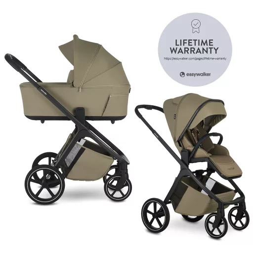 EASYWALKER Kombinált babakocsi Zoey Go - Moss Green