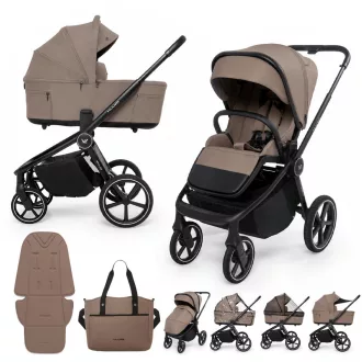 MUUVO Kombinált babakocsi 2in1 Fold - Mokka