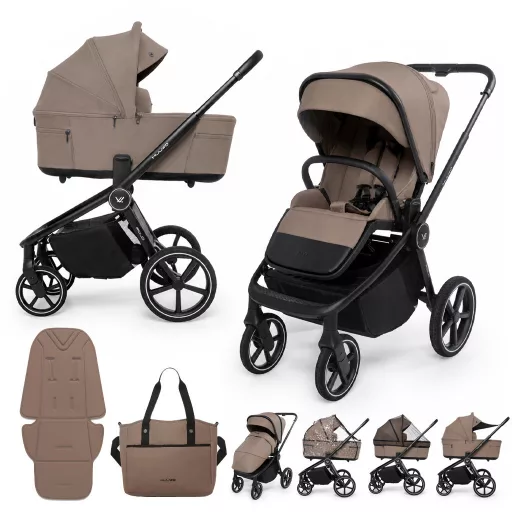 MUUVO Kombinált babakocsi 2in1 Fold - Mokka