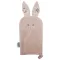 EKO Pamut frottír fürdetőkesztyű fülekkel Bunny 20x15 cm - Rose pink