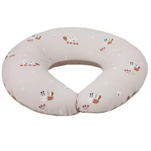 EKO Szoptatós párna kicsi Velvet Bees 60x60 cm - Beige