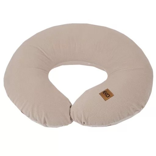 EKO Szoptatós párna kicsi Velvet Bees 60x60 cm - Beige