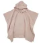EKO Poncso pamutból kapucnival és fülekkel 75x120 cm - Powder pink