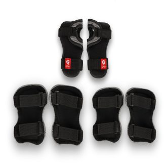   QPLAY Gyermek védőfelszerelés Fekete, méret S, kor 3-5 év