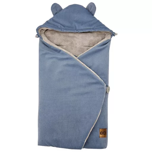 EKO Babahordozóba való bundazsák - kék