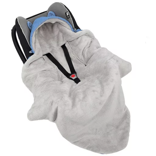 EKO Babahordozóba való bundazsák - kék