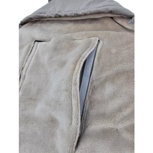 EKO autósüléshez való bundazsák - Sötét Bézs