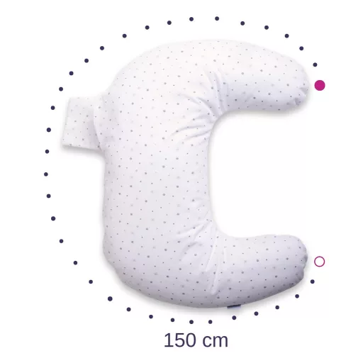 BabyMatex Szoptatós párna miniRelax Jersey 150cm - Csillagok