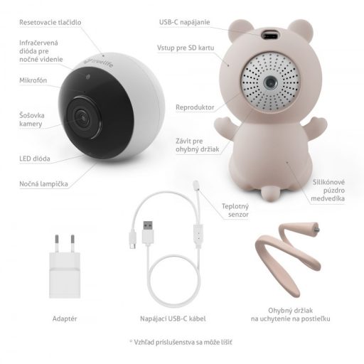 TRUELIFE Digitális bébiőr NannyCam S3 Smart