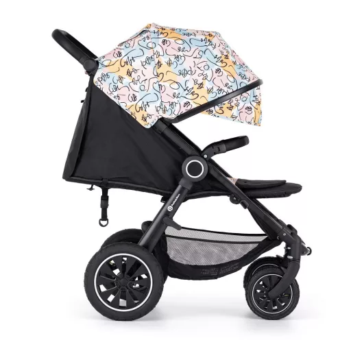 PETITE&MARS Sport babakocsi Street+ Air Black Limited 100 Faces