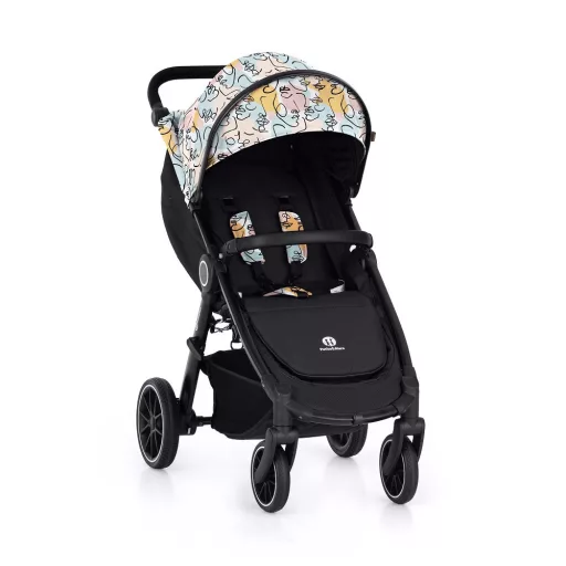 PETITE&MARS Sport babakocsi Street+ RWS Black Limited 100 Faces