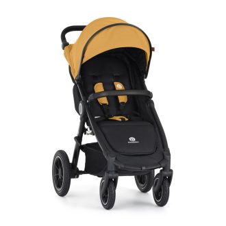 Petite&Mars Sport babakocsi Street2 Air Black + Napfénytető, Dense Honey   Petite&Mars Sport babakocsi Street2 Air Black + Napfénytető, Dense Honey