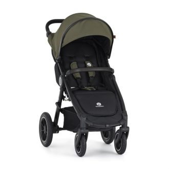 Petite&Mars Sport babakocsi Street2 Air Black + Napfénytető, Mature Olive   Petite&Mars Sport babakocsi Street2 Air Black + Napfénytető, Mature Olive