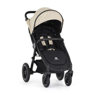 Petite&Mars Sport babakocsi Street2 Air Black + Napfénytető, Sahara Beige   Petite&Mars Sport babakocsi Street2 Air Black + Napfénytető, Sahara Beige