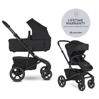   EASYWALKER Kombinált babakocsi Jimmey 2in1 Pepper Black LITE RWS