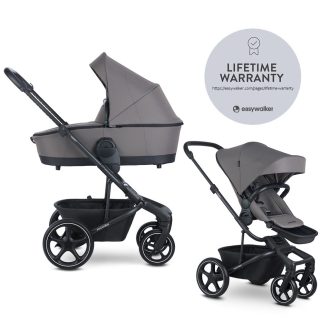   EASYWALKER Kombinált babakocsi Harvey5 2v1 Pebble Grey LITE RWS