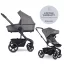EASYWALKER Kombinált babakocsi Harvey5 2v1 LITE RWS - Pebble Grey