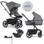 EASYWALKER Babakocsi 4 az 1-ben Harvey⁵ 2v1 Pebble Grey LITE RWS + CYBEX Aton B2 i-Size Bázis