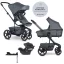 EASYWALKER KÉSZLET Kombinált babakocsi 4v1 Harvey⁵ Premium 2v1 Mineral Grey LITE RWS + CYBEX Ato