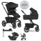 EASYWALKER KÉSZLET Babakocsi Jimmey 2 az 1-ben Pepper Black LITE RWS + CYBEX Aton B2 i-Size + alap