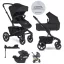 EASYWALKER KÉSZLET Babakocsi Jimmey 2 az 1-ben Pepper Black LITE RWS + CYBEX Aton B2 i-Size + alap